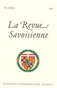 Revue savoisienne 2015