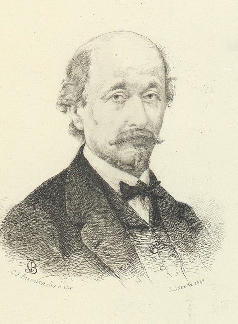 Portrait de G.Sommeiller, Académie des Sciences de Turin